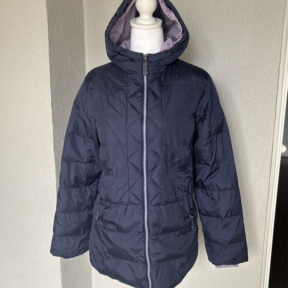Lands End Winter Purple Jacket Youth Size 16 - Picture 3 of 8